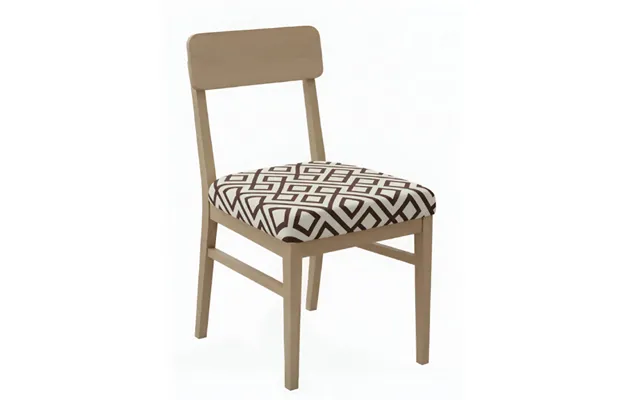 Anyseat Brown And Light Beige Print Chair Cover Stretch Washable Removable Seat Cover For Dining & Kitchen