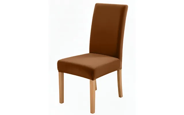 Anyseat Camel Velvet Dining Chair Cover Plush Stretchable Slipcover For Kitchen & Dining Room Chairs