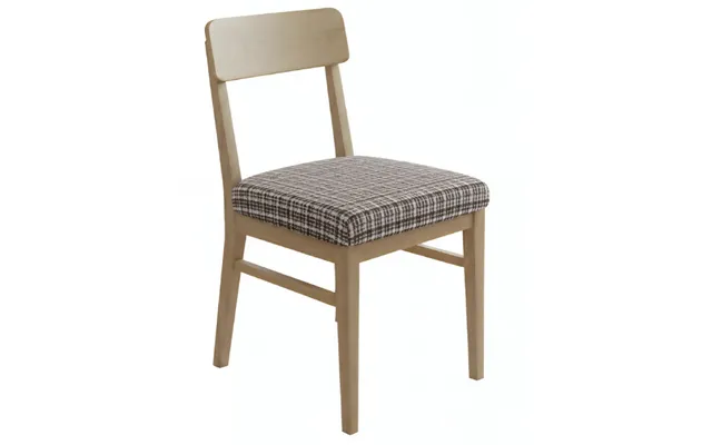 Anyseat Dark Brown Wavey And Straight Line Print Chair Cover Stretch Washable Removable Seat Cover For Dining & Kitchen
