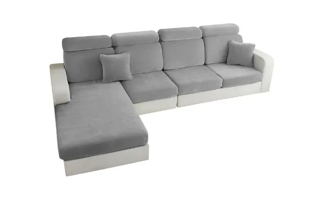 Anyseat L Shape Sofa Cover Dark Gray Chenille Polyester Thick Stretchable Cushion Protector For Living Room