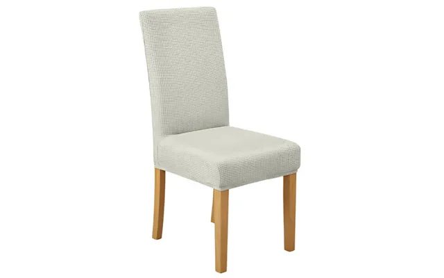 Anyseat Off White Waterproof Chair Cover Corn Kernel Pattern Stretch Slipcover For Dining Room
