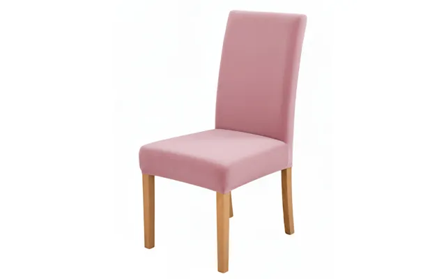 Anyseat Pink Velvet Dining Chair Cover Plush Stretchable Slipcover For Kitchen & Dining Room Chairs
