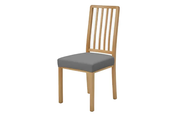 Anyseat Plain Grey Stretch Chair Cover Washable - Removable Dining & Kitchen Seat Protector