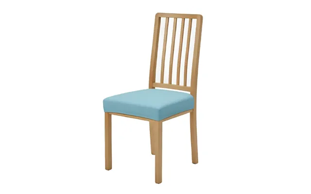 Anyseat Plain Lake Blue Stretch Chair Cover Washable - Removable Dining & Kitchen Seat Protector