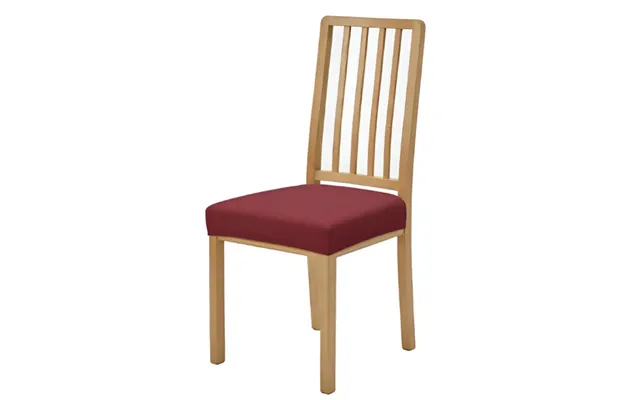 Anyseat Plain Wine Red Stretch Chair Cover Washable - Removable Dining & Kitchen Seat Protector