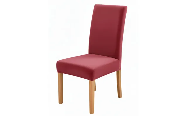 Anyseat Rose Red Velvet Dining Chair Cover Plush Stretchable Slipcover For Kitchen & Dining Room Chairs