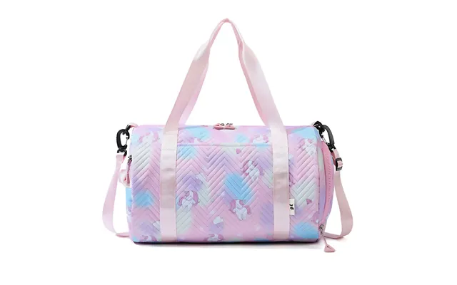 Anysort Mommy Diaper Bag Pink Unicorn Shoulder Bag With Internal Zip Pocket Waterproof Handbag For Travel And Sports