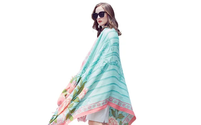 Anyyou 100% Merino Wool Rosewood Silk Satin Large Winter Scarf Pashmina Shawl Bandana Perfect For Women Ladies Fashion S