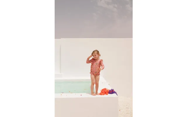 Aurelia Girl's Swimsuit - Bohemian Strawberry