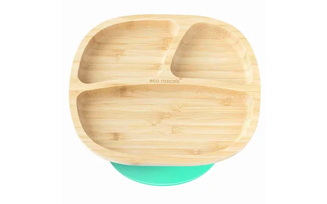 Bamboo Classic Toddler Suction Plate - Blue