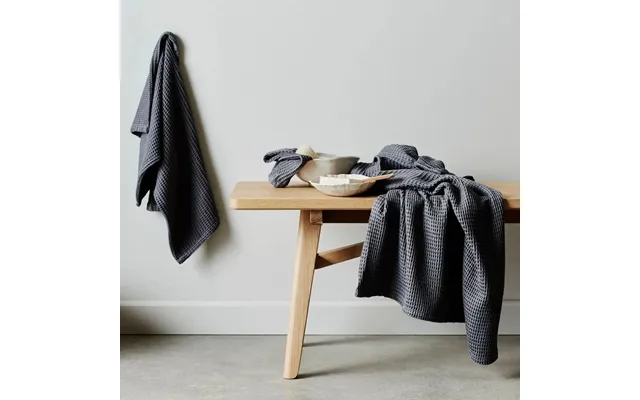 Bamboo Waffle Towel Set - Slate One Size