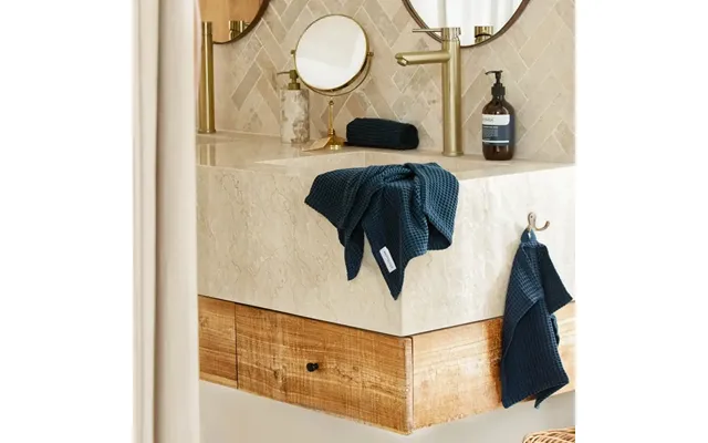 Bamboo Waffle Towels - River Hand Towel