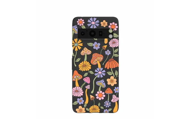 Black Midnight Shrooms Google Pixel 8 Pro Case