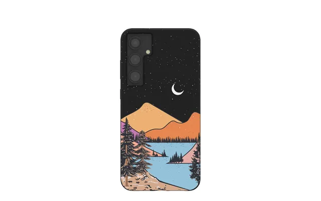 Black Night Trails Samsung Galaxy S24 Plus Case
