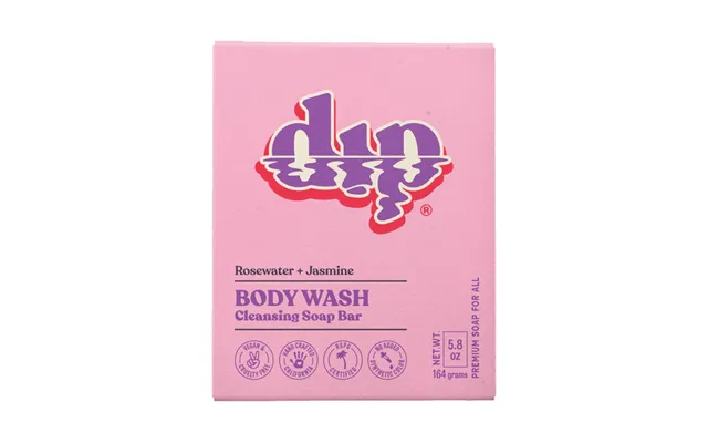 Body Wash Cleansing Soap Bar - Rosewater & Jasmine