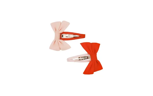 Bow Hair Clip Set - Blush Bloom