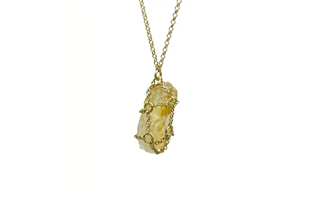 Caged Citrine Necklace
