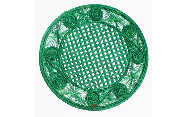 Caracoli Green Placemat - Made Of Natural Palm