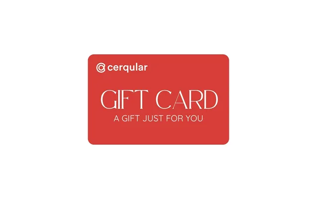 Cerqular Gift Card - Chili Red Denominations 100.00