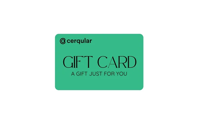 Cerqular Gift Card - Pastel Green Denominations 100.00