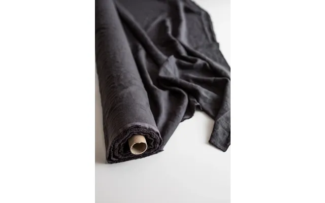 Charcoal 95 240 Cm Linen Fabric - 3 M Charcoal