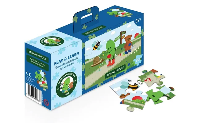 Children's Jigsaw Puzzle Green Bean & Friends