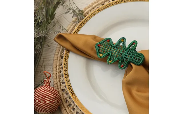 Christmas Tree Napkin Holder - Sold By Set- Holiday Edition For Christmas Table Decor