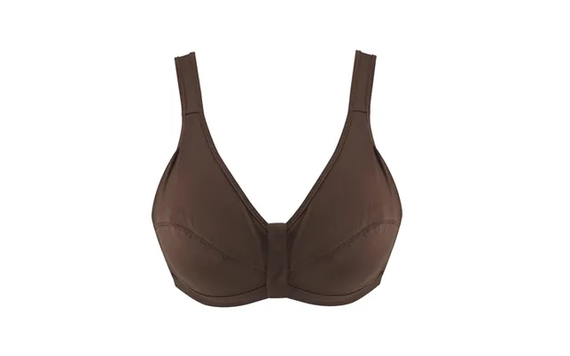 Cocoa - Full Cup Front Closure Silk & Organic Cotton Wireless Bra