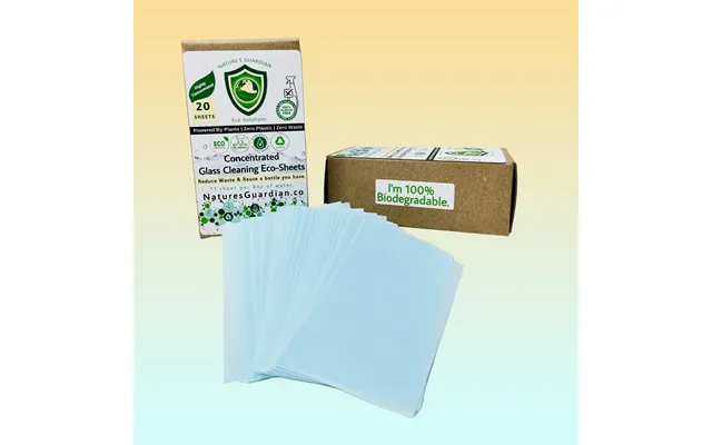 Concentrated Cleaning Eco-sheets Multi-purpose, 4 Varieties To Choose From - Glass Cleaning Eco-sheets Streak-free