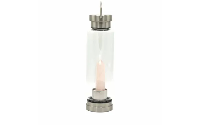 Crystal Infusion Water Bottle - Rose Quartz