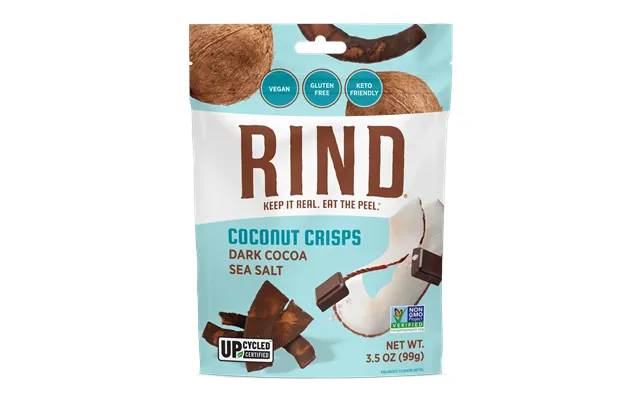 Dark Cocoa Sea Salt Coconut Crisps