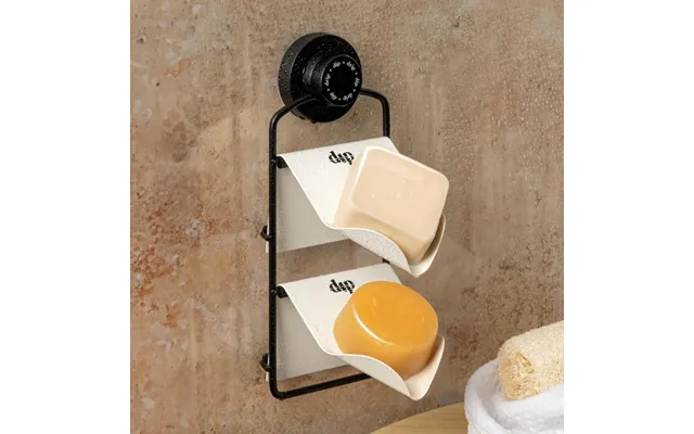 Dip Shower Rack With White And White Stands