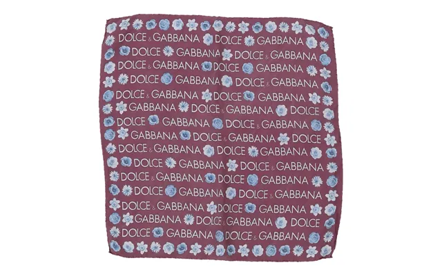 Dolce & Gabbana Handkerchief - No Size Red Silk