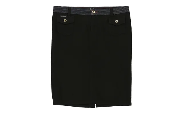 Dolce & Gabbana Pencil Skirt - 38w Uk 18 Black Wool Blend