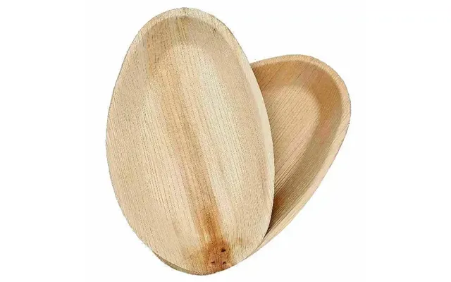 Dtocs Compostable Palm Leaf Plates - 5x7 Inch Pack 50 Usda Certified Biobased Compostable Bamboo Plates Like Disposable 