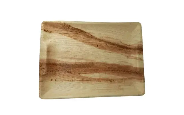 Dtocs Disposable Charcuterie Board - 14x10 Inch Rectangle Tray 10-25 Pcs Usda Certified Bio-based Palm Leaf Compostable 