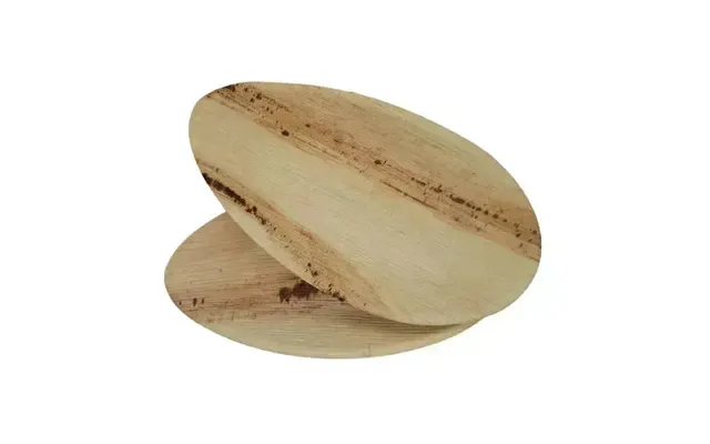 Dtocs Palm Leaf Plate 12x7 Inch Oval Platter Usda Certified Bio-based Bamboo Plate Look Disposable Party Plates Size 50 