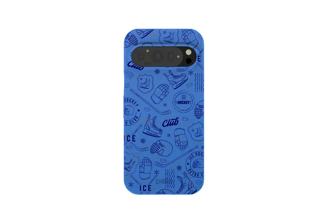 Electric Blue Hockey Postage Google Pixel 9 9 Pro Case