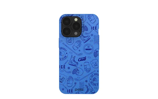 Electric Blue Hockey Postage Iphone 13 Pro Case