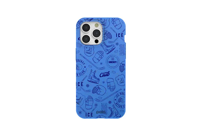 Electric Blue Hockey Postage Iphone 15 Pro Max Case