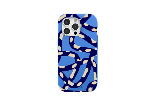 Electric Blue Noodles Iphone 15 Pro Case
