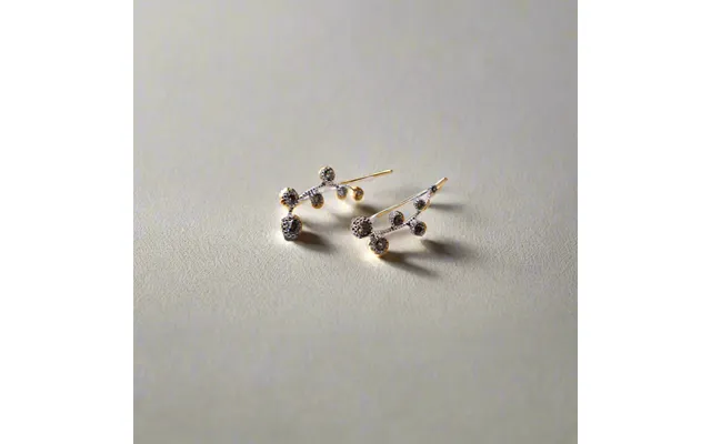 Floral Whispers White Gold Earrings