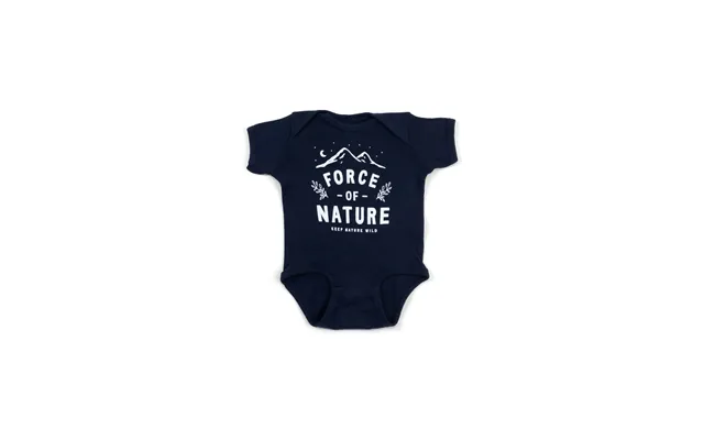 Force Of Nature Baby Bodysuit Navy - 6m