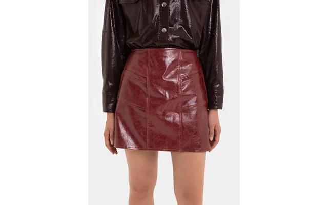Frankie Burgundy Skirt - S