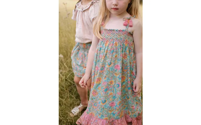 Girl Dress Marceline - Water Flower Pink