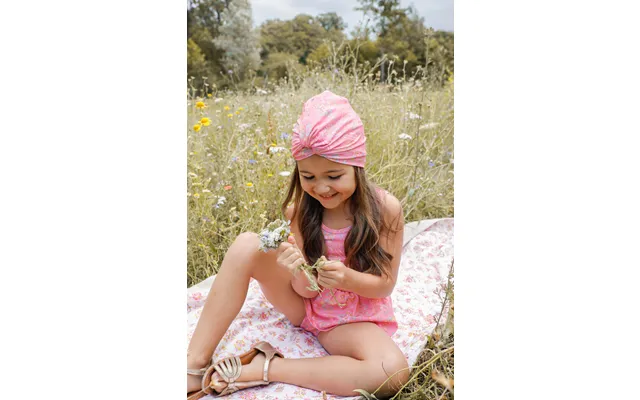 Girl's Turban - Pink Mallow Romance Size 18-24 Months