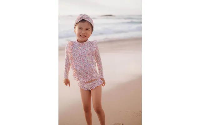 Girl's Uv Swim Set - Cream Padma Mundra