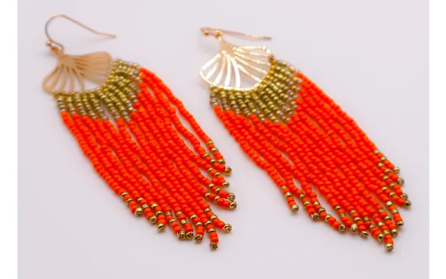 Golden Leaves Earrings Luxury Gold Leaf Statement Earrings