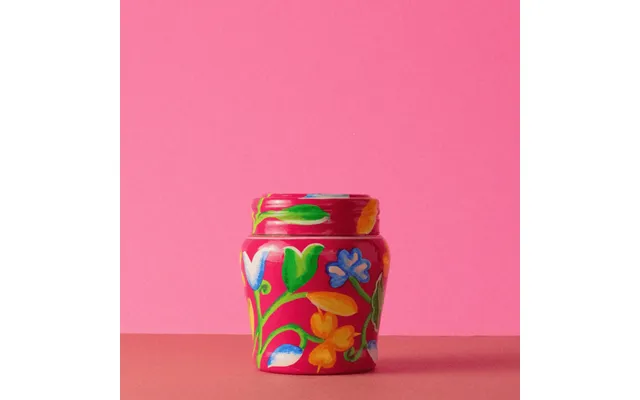 Hand Painted Stainless Steel Canister - Blissful Black