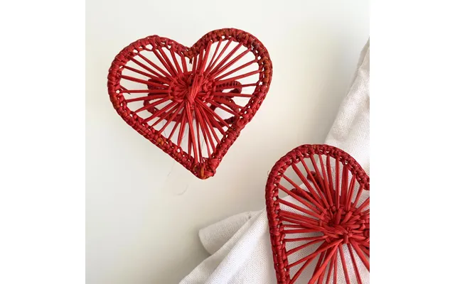 Heart Napkin Ring - Made Of Iraca Palm